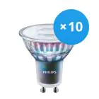Mehrfachpackung 10x Philips MASTER LED Spot ExpertColor GU10 PAR16 3.9W 280lm 36D - 930 Warmweiß | Höchste Farbwiedergabe - Dimmbar - Ersatz für 35W