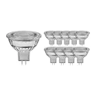 Mehrfachpackung 10x LED-Spot GU5.3 MR16 7.5W 621lm 60D - 840 | Dimmbar - Ersatz für 50W