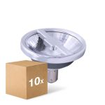 Lot 10x Spot LED AR70 BA15d 6W 350lm 36D - 927  | Meilleur Rendu De Couleur - Dimmable - Remplacement 50W
