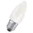 Osram Classic LED E27 Bougie Filament Dépolie 4.8W 470lm - 827  | Dimmable - Remplacement 40W