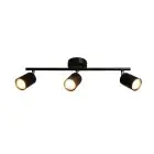 Nordlux Explore 3 Métal et Ceramic Noir | Convient pour 3x GU10