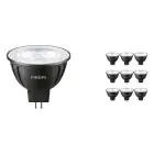 Lot 10x Philips Master LED Spot GU5.3 MR16 7.5W 621lm 36D - 927 Blanc Très Chaud | Meilleur rendu des couleurs - Dimmable - Équivalent 50W