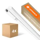 Lot 4x Ledvance Réglette LED Linear Compact Commutateur 12W 1200lm - 830  | 90cm