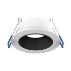 Spot LED Ares Profond ring Blanc - avec Inner Cercle  Noir | Diamètre 68mm - incl. GU10 Fitting