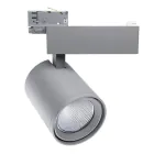 Spot LED sur rail 3 phases Spot Gris 35W 3200lm 36D - 940 | Meilleur rendu de couleur